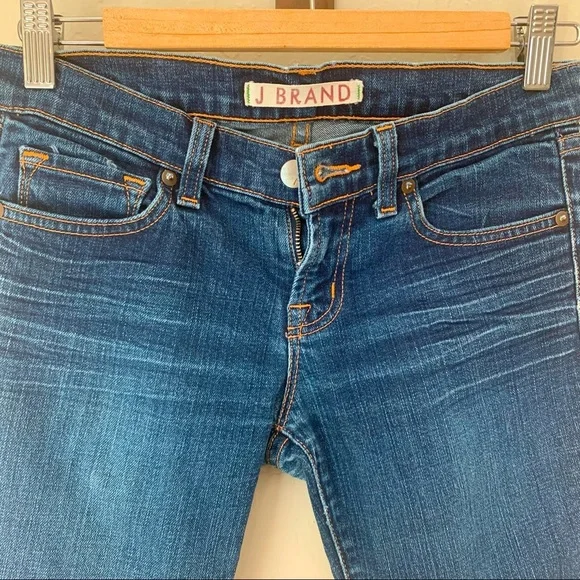 J BRAND Low-Rise Pencil Leg Ink Skinny Jeans Short Inseam Hemmed - Picture 5 of 15